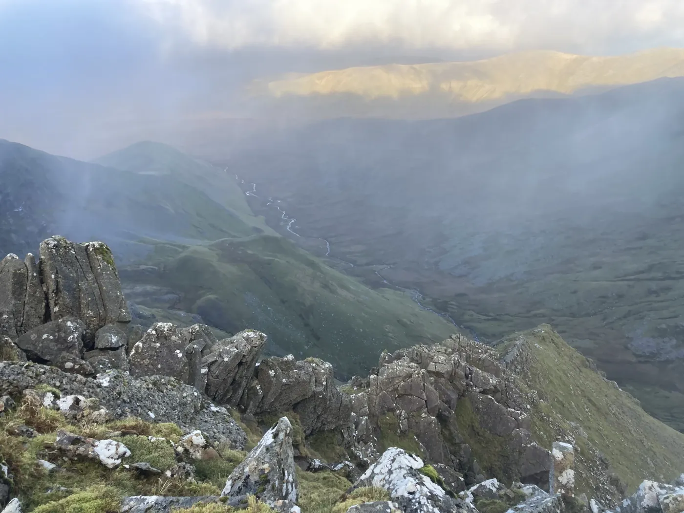 Overview of Crib Lem scramble terrain