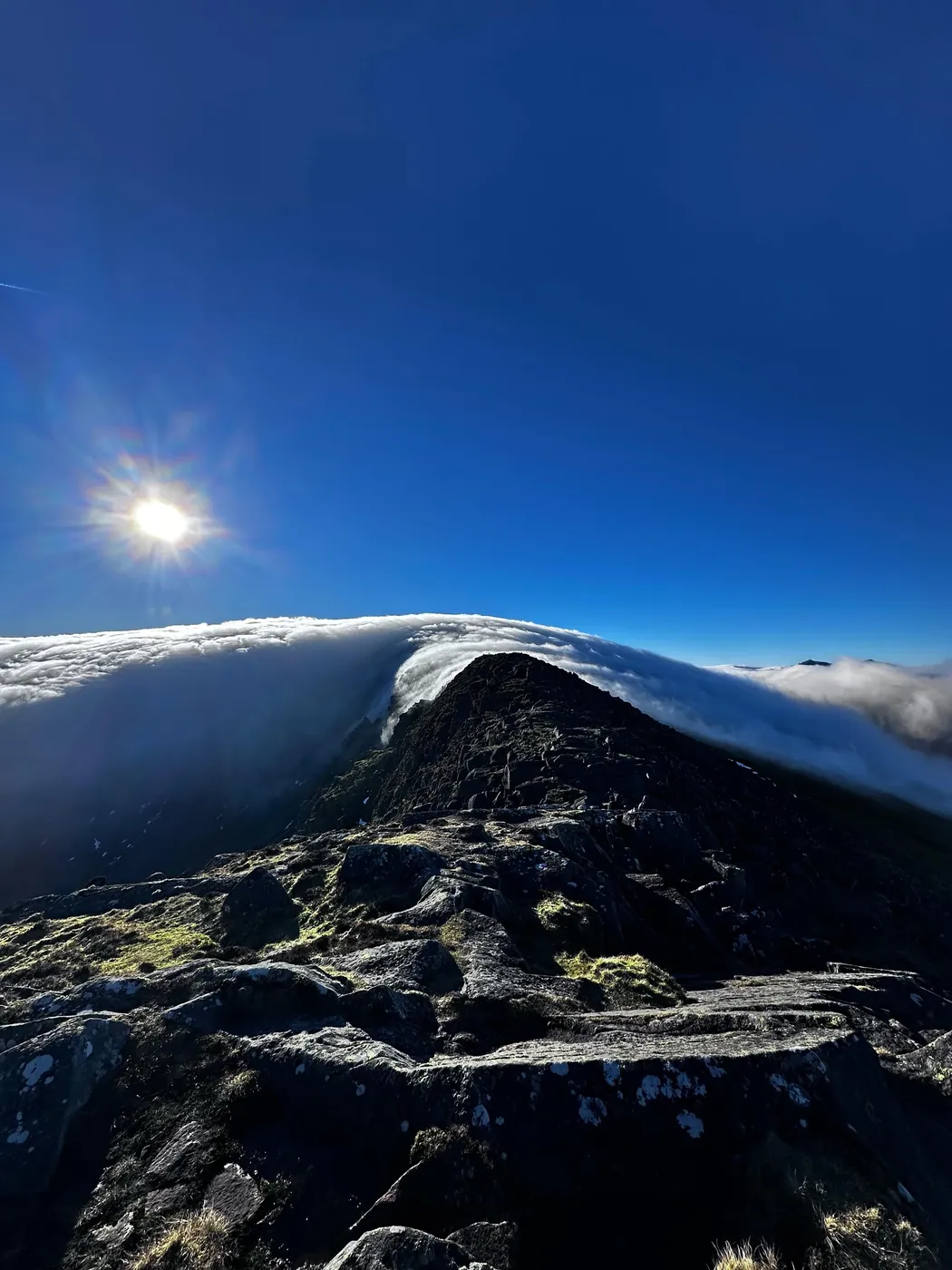 Cloud inversion from Moel Siabod